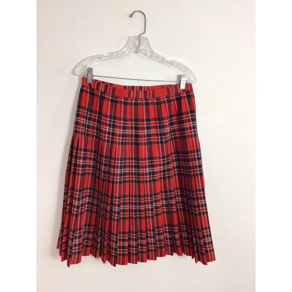 Lochcarron Plaid Wool Skirt Authentic Tartan Kilt Made In Scotland Women Small - Picture 4 of 8